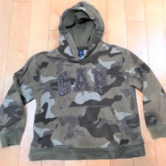 Cozy camo microfleece hoodie - Picture 1 of 3
